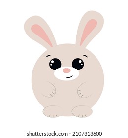 Dibujo lindo alrededor del Conejo. Dibujar ilustración en color