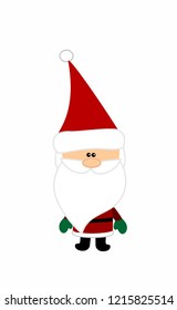 cute cartoon Santa Claus