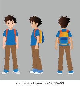 A cute cartoon school