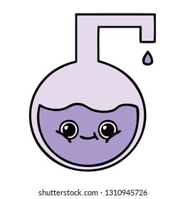 cute cartoon of a science experiment 