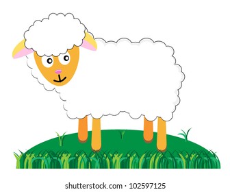 cute Cartoon Sheep