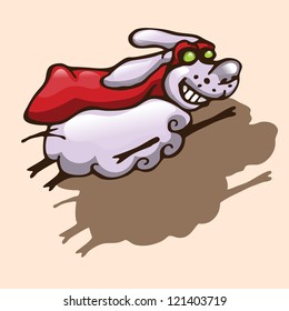 Cute cartoon sheep