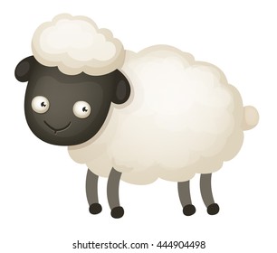 Cute Cartoon Sheep