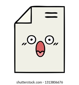 tira cómica de una hoja de papel 