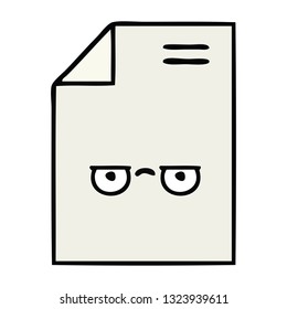 tira cómica de una hoja de papel 