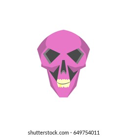 cute cartoon skull in various styles and color