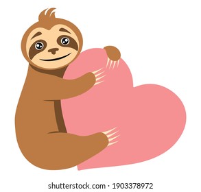 1,167 Sloth heart Images, Stock Photos & Vectors | Shutterstock