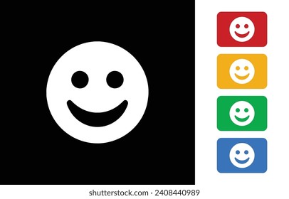 cute cartoon smiley face vector