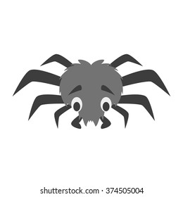 Cute cartoon spider vector illustration