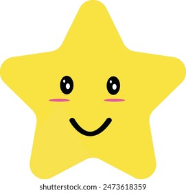Cute Cartoon Star Expression Emoticon