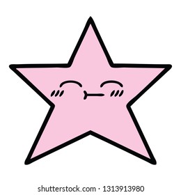 cute cartoon of a star fish