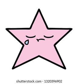 cute cartoon of a star fish