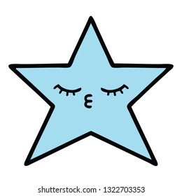 cute cartoon of a star fish