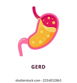 Cute cartoon stomach gerd digestive stomach ache healthcare medical school learning