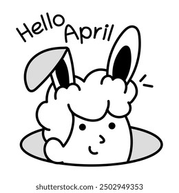 Cute Cartoon Style Spring Doodle Icons
