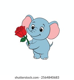 cute cartoon style vector illustration 