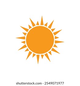 Cute cartoon sun icon set. Hand drawn summer elements. Sun icon  Vector illustration.