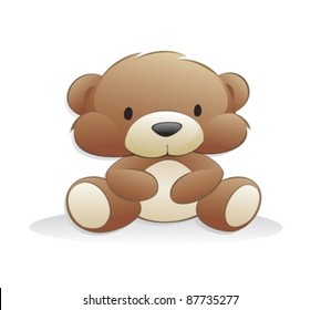 Cute Cartoon Teddy Bear