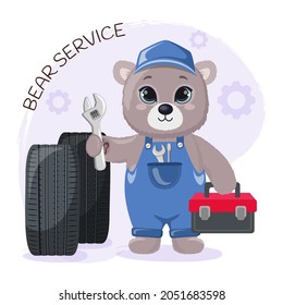 mechanic teddy bear