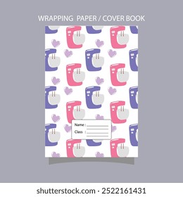 cute cartoon theme for notebook cover