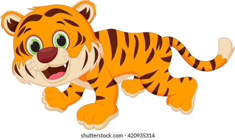 cute cartoon tiger