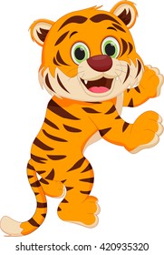 cute cartoon tiger