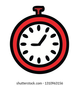 cute cartoon of a time stopper