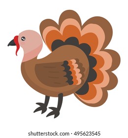 Similar Images, Stock Photos & Vectors of Cute cartoon turkey bird