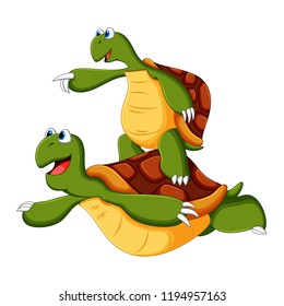 Cute cartoon turtle