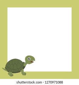 Cute cartoon turtle