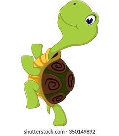 Cute cartoon turtle 
