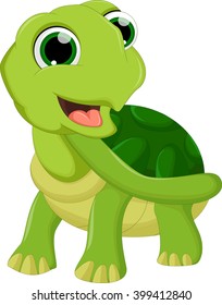 Cute cartoon turtle