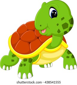 Cute cartoon turtle