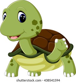 Cute cartoon turtle