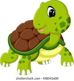 Cute cartoon turtle