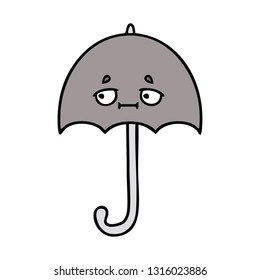 cute cartoon of a umbrella