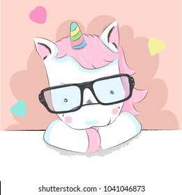 Cute Cartoon Unicorn