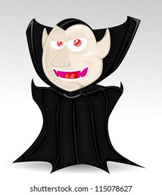 Cute cartoon vampire