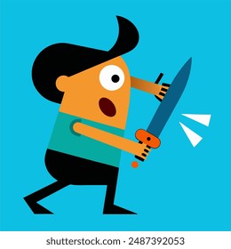 Lindo archivo de Vector de dibujos animados con personajes adorables y caprichosos perfectos para ilustraciones, animaciones y diseños divertidos.
