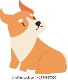 Cute Cartoon, Vector illustration on a white background. Drawing for children