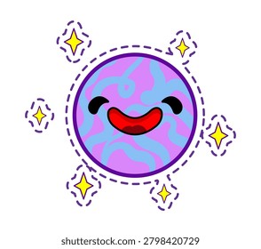 Cute cartoon vector illustration