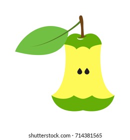 Cute Cartoon Vector Pear Fruit Illustration