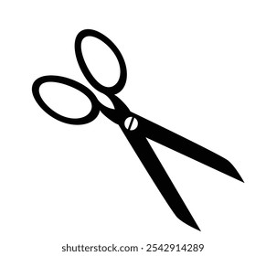 Cute cartoon vector Scissors icon draw by hand made.