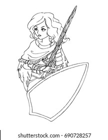 94 Warrior Princess Coloring Pages  Latest