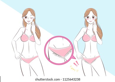 Pubic Hair Woman Images Stock Photos Vectors Shutterstock