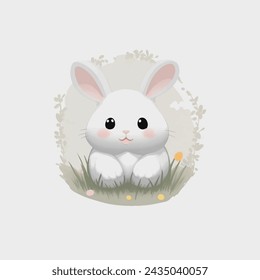 Cute and Cartoonish Bunnies: Adorable bunny clip 
art featuring chubby cheeks, expressive eyes, and 
endearing poses, perfect for creating charming and 
lighthearted Easter-themed content.
