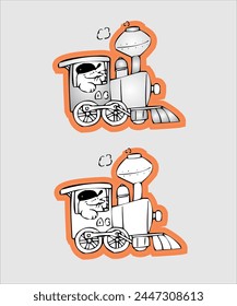 cute cartoons vehicles are going some fun 