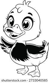 Un lindo pato de estilo de dibujos animados con una expresión feliz y una pose amigable.
Ideal para libros infantiles, materiales educativos, mascotas, marcas y elementos visuales de marketing lúdicos.
