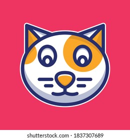 Cute cat animal cartoon design