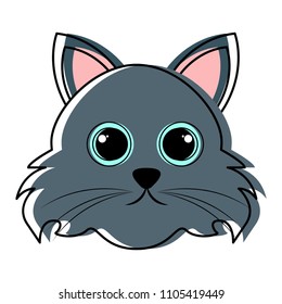 Cute cat avatar sketch